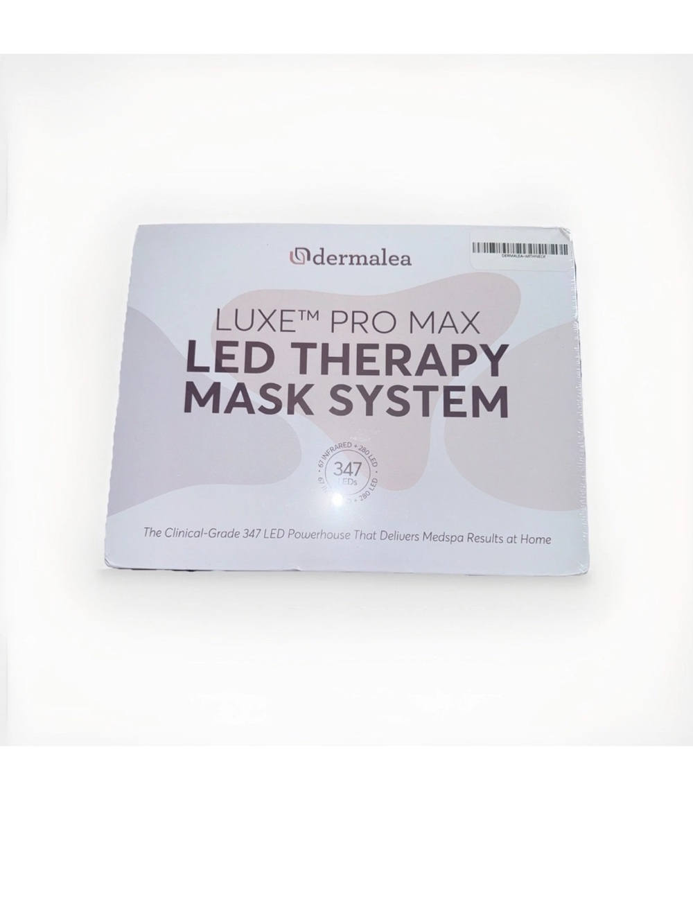 Dermalea LUXE™ Pro Max LED Therapy Mask System - Light Gray & White